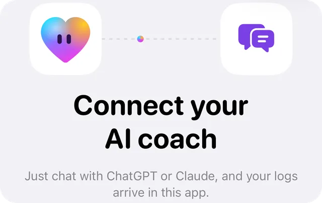 Hearth screen for connecting your AI coach