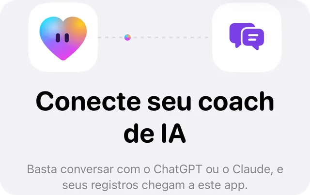 Tela do Hearth para conectar seu coach de IA